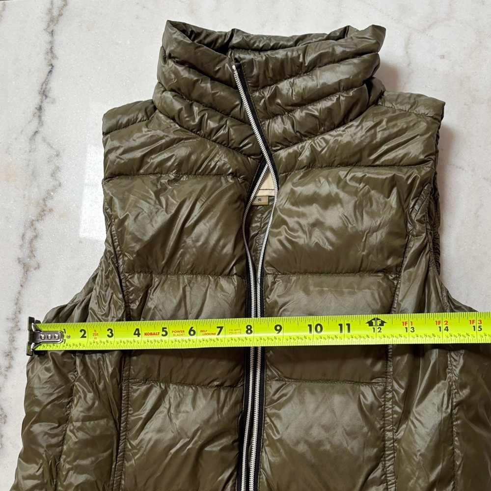 Puffer Long Vest- army green - Picture 7 of 7